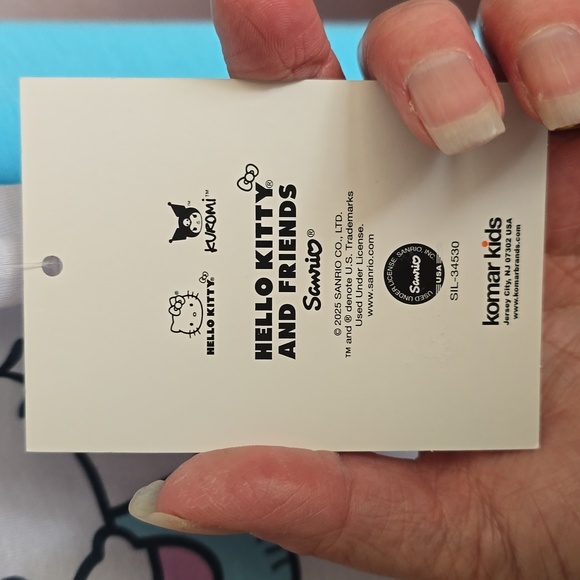 NWT. Hello Kitty Kids Pajama Set - Pink, Blue, and Purple Size 6/6x - Picture 7 of 7